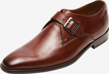 VANLIER Classic Flats 'Carvalho' in Brown: front