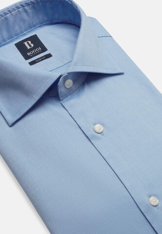 Boggi Milano Slim Fit Hemd in Blau