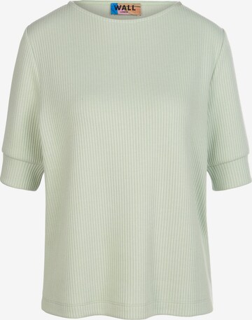 WALL London Shirt in Groen: voorkant
