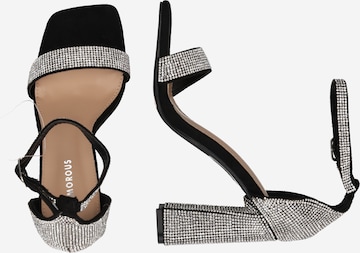 GLAMOROUS Strap Sandals in Black