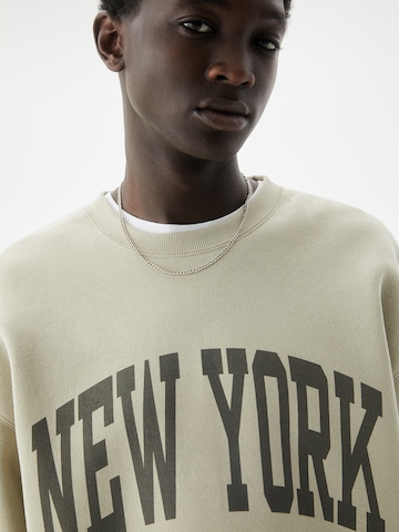 Sweat-shirt Pull&Bear en beige