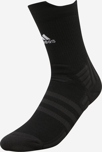 ADIDAS PERFORMANCE Athletic Socks in Black / mottled black / White, Item view