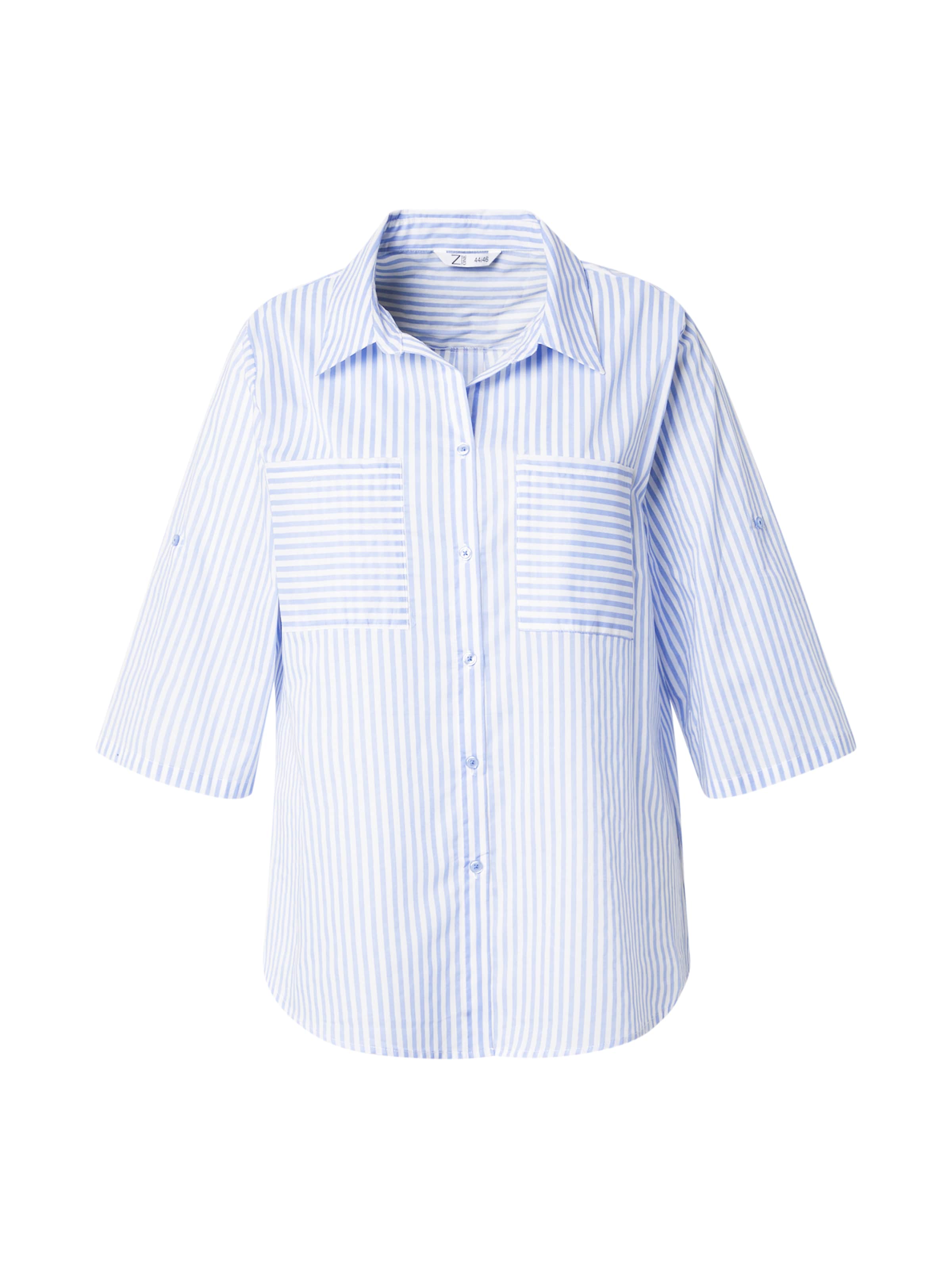 Z-One - Blusa 'He44dda' en azul: frente