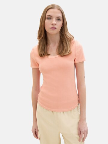 T-shirt TOM TAILOR DENIM en orange