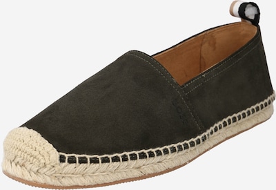 BOSS Orange Espadrilky 'Madeira Slon' - béžová / tmavozelená / biela, Produkt