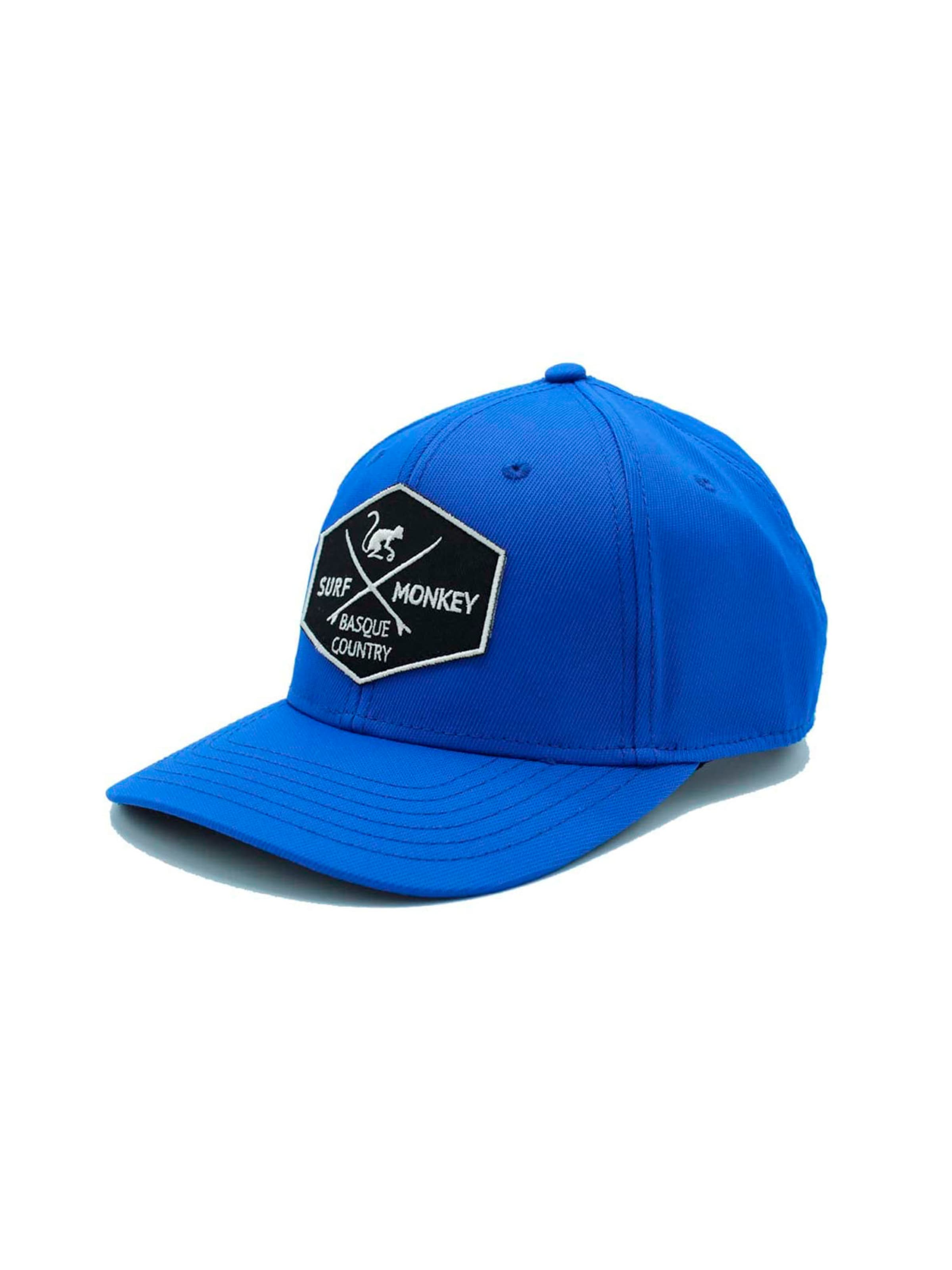 Surf Monkey - Gorra deportiva en azul: frente