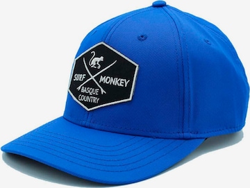 Surf Monkey Sportcap in Blau: Vorderseite