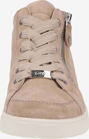 ARA Sneakers hoog in Beige