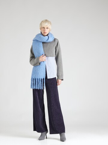 SISTERS POINT Wide Leg Hose 'GLUT' in Blau