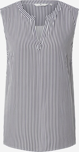 TOM TAILOR Chemisier en bleu marine / blanc, Vue avec produit
