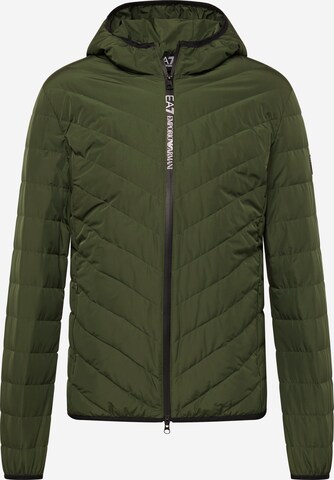 EA7 Emporio Armani Winterjas in Groen: voorkant