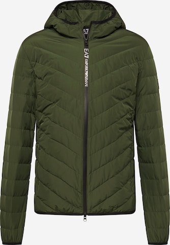 EA7 Emporio Armani Зимняя куртка в Зеленый: спереди