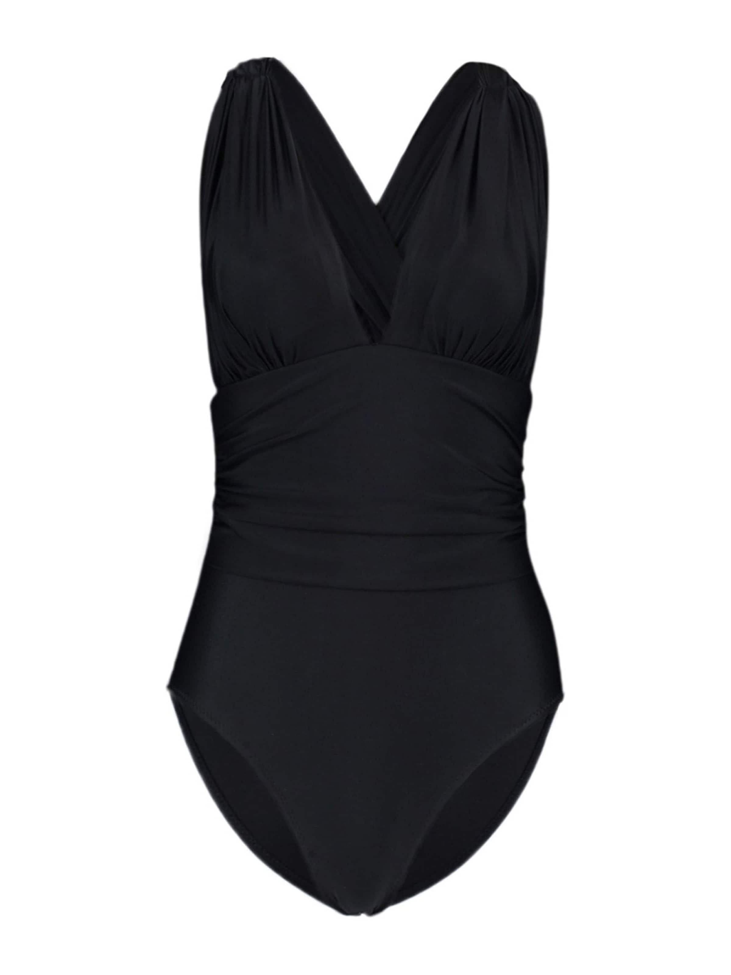 Trendyol Jednodielne plavky - Čierna: predná strana