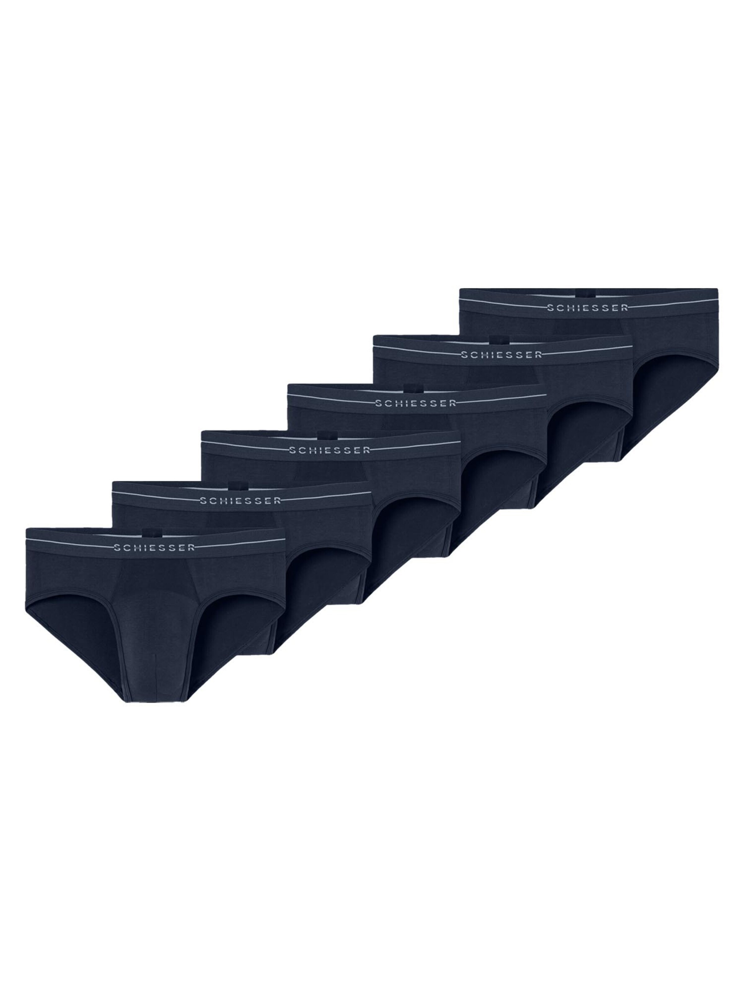 SCHIESSER Slip 'Cotton Flex' in Blue: front