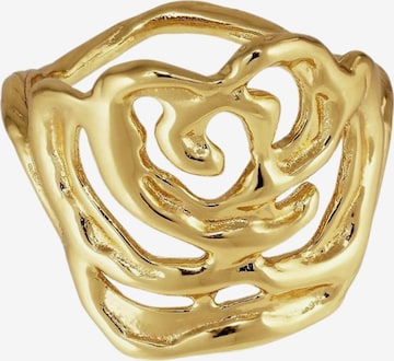 Jane Kønig Sormus 'Big Rose' värissä kulta: etupuoli