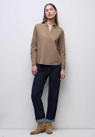 STREET ONE Bluse in Braun