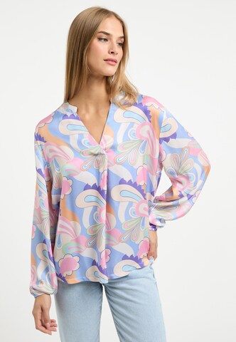 Frieda & Freddies NY Blouse in Blauw: voorkant