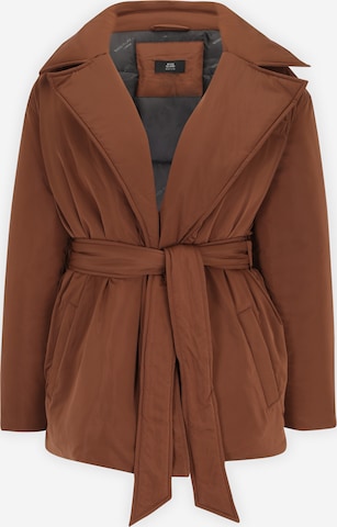 River Island Petite Between-Seasons Coat in Brown: front