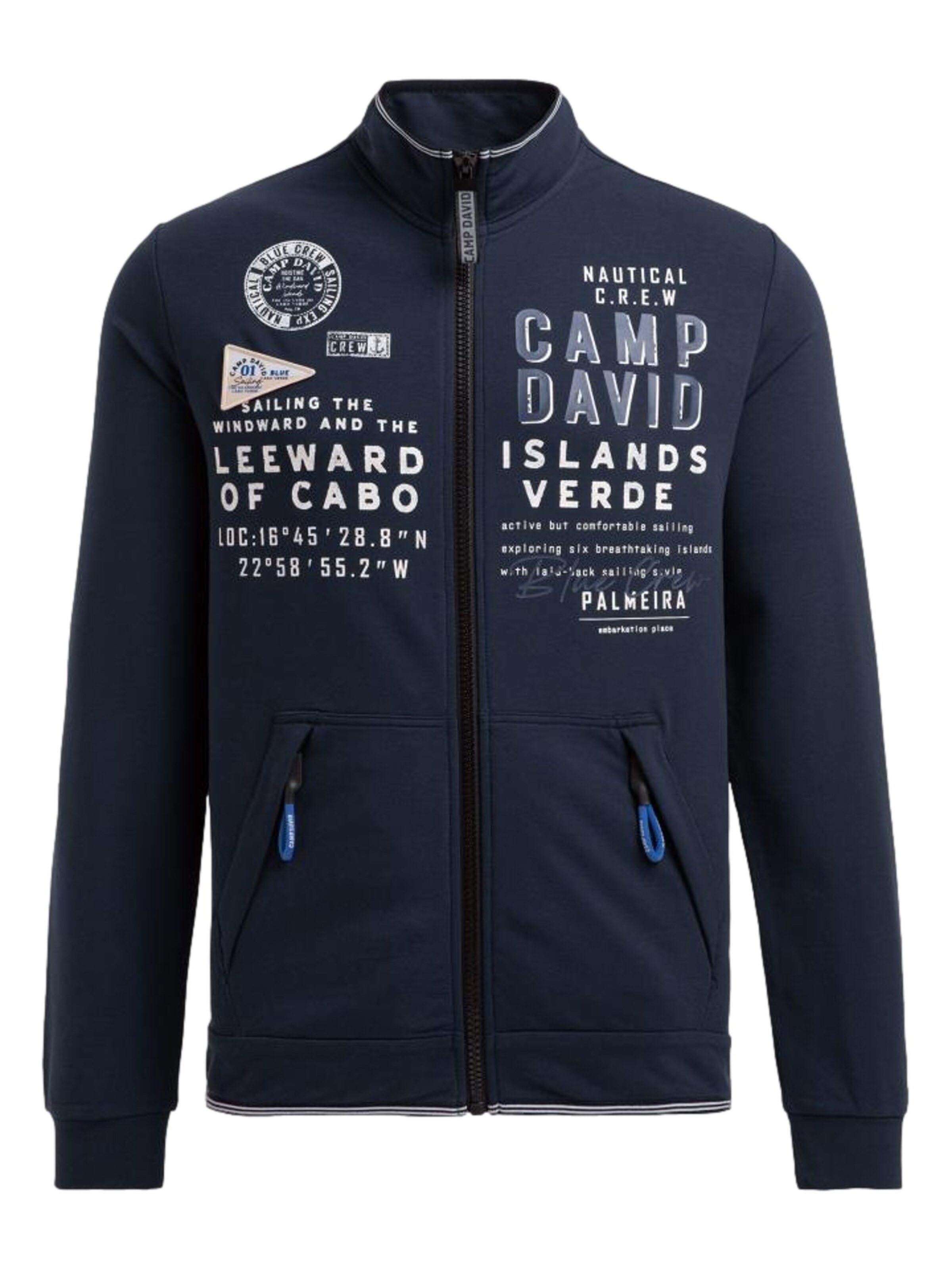 mėlyna CAMP DAVID Džemperis: priekis
