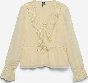 Camicia da donna 'VMDora' di VERO MODA in giallo: frontale