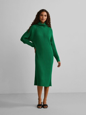 Y.A.S Gebreide jurk 'Mavi' in Groen