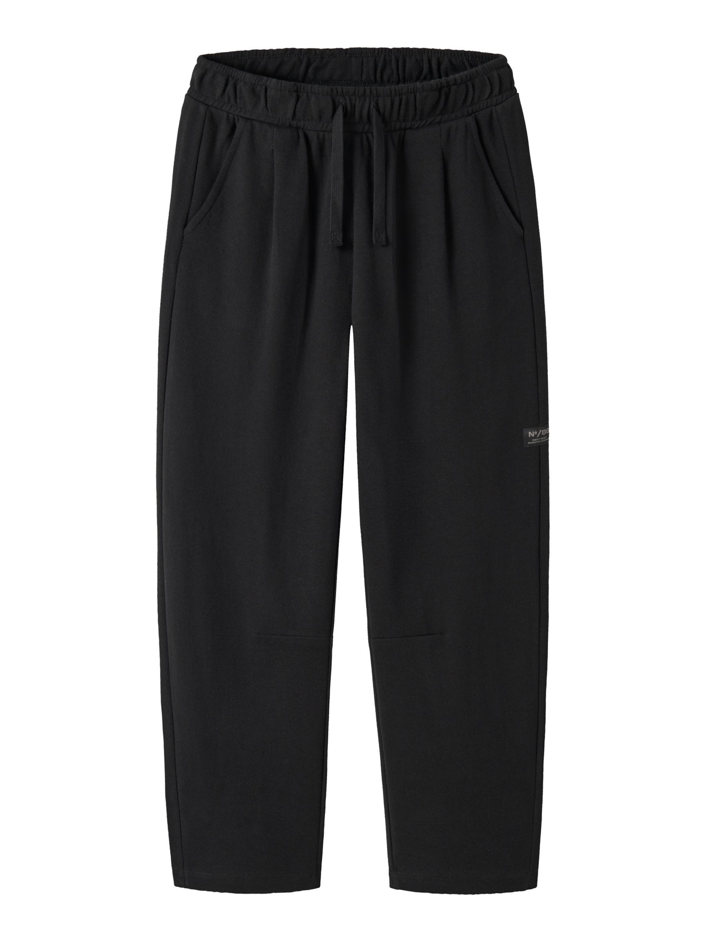 NAME IT - regular Pantalón en negro: frente