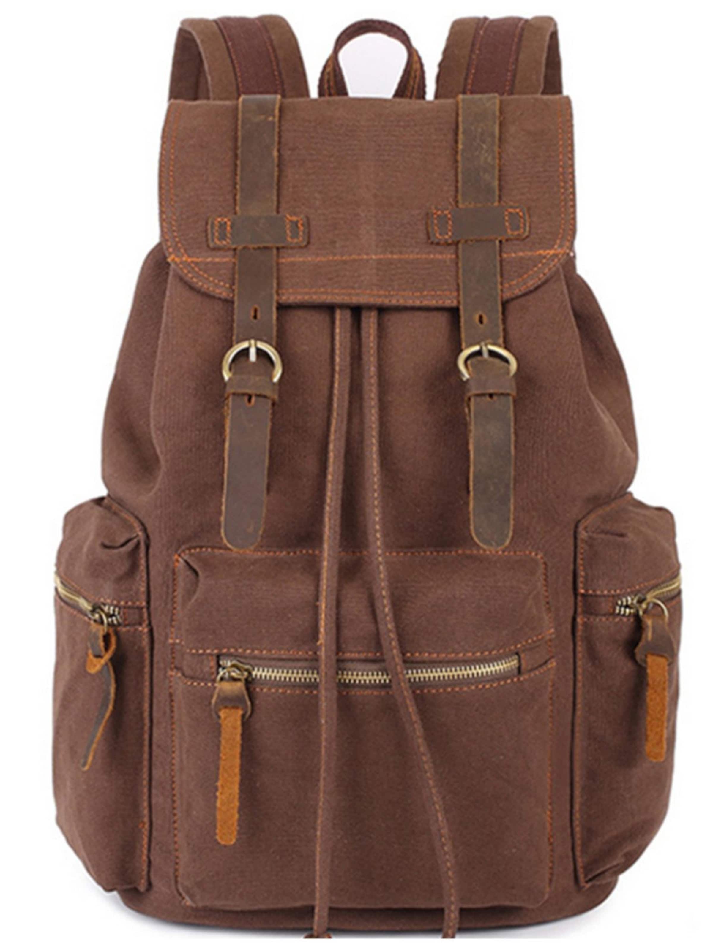 jolar Rucksack 'Travel'‌‌‌‌‌‌ in Braun: Vorderseite