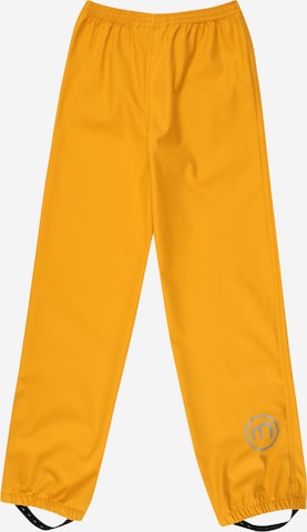 MINYMO Tapered Toiminnalliset housut värissä keltainen