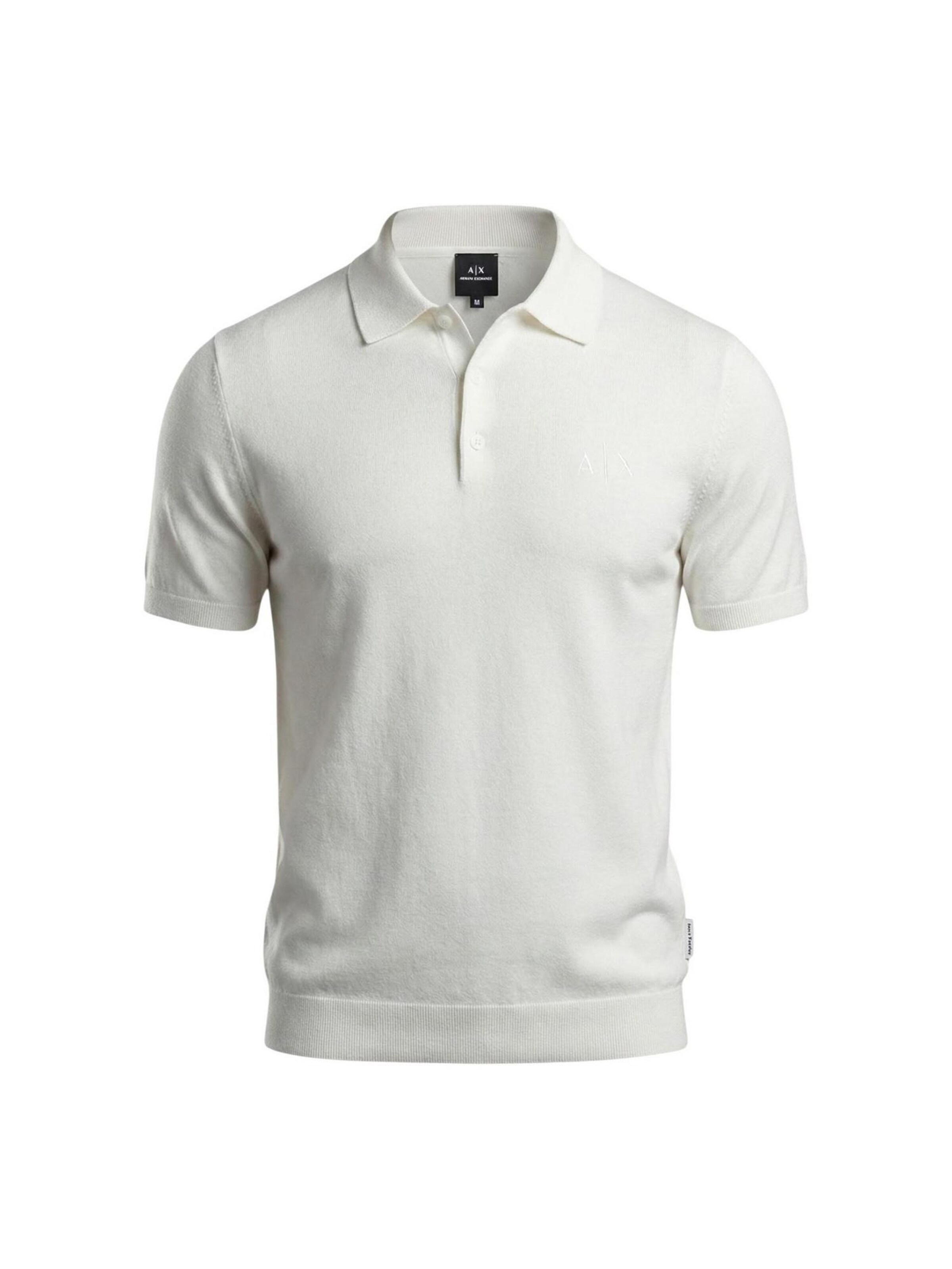 ARMANI EXCHANGE Camiseta 'KNIT 8NZF5D ZM3JZ' en L en blanco, Vista del producto