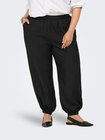 Effilé Pantalon 'CARCAmille' ONLY Carmakoma en noir : devant