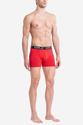 REPLAY Boxershorts in Rood: voorkant