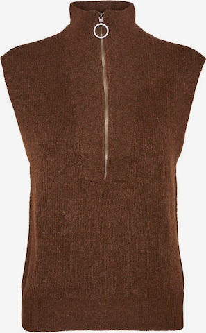 Noisy may Sweater in Brown: front