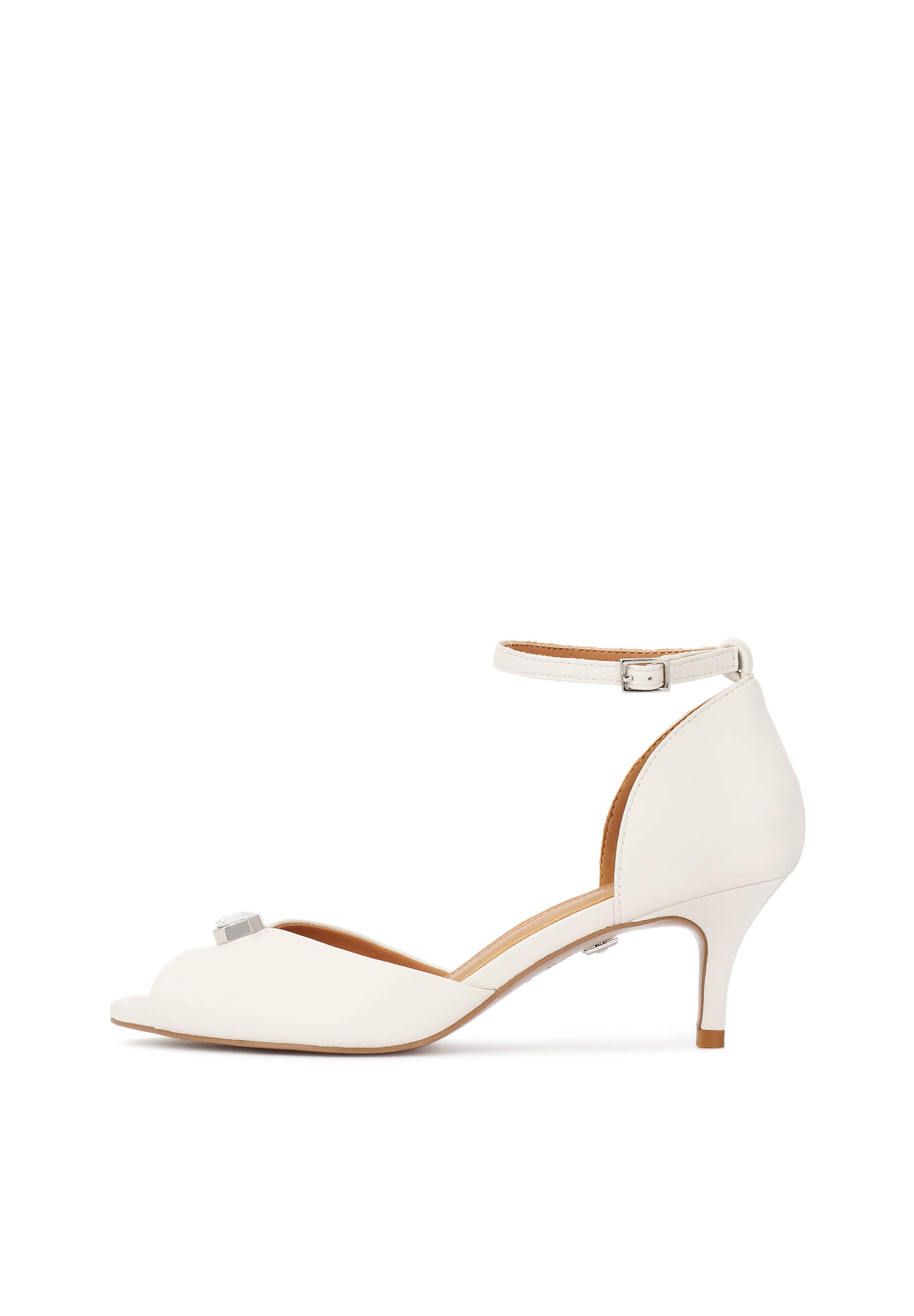 Kazar Босоножки с ремешком в Белый: спереди