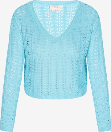 Pull-over IZIA en bleu : devant
