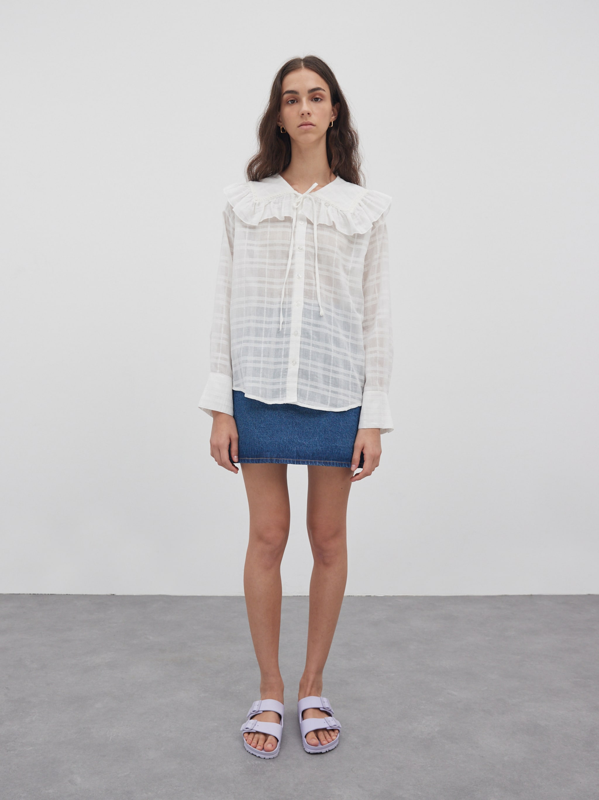 EDITED Producten Blouse 'Noel' Crème