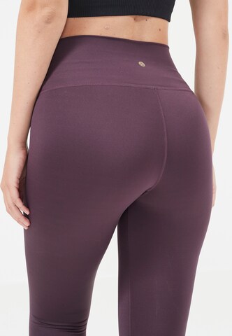 Athlecia Slimfit Sporthose 'Franz' in Lila