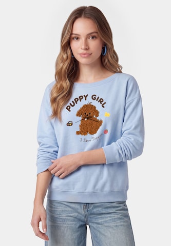 Sweat-shirt MYMO en bleu : devant