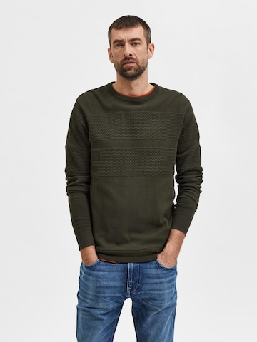 Pullover 'Maine' di SELECTED HOMME in verde: frontale