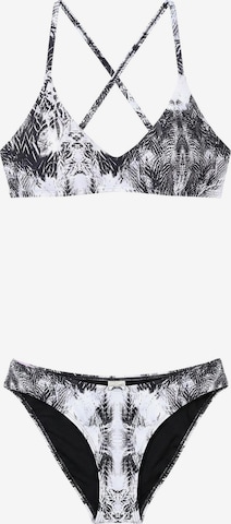 Bustier Bikini Kalaia en noir : devant
