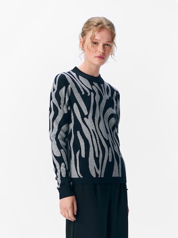 Pull-over 'Ray' OBJECT en noir : devant