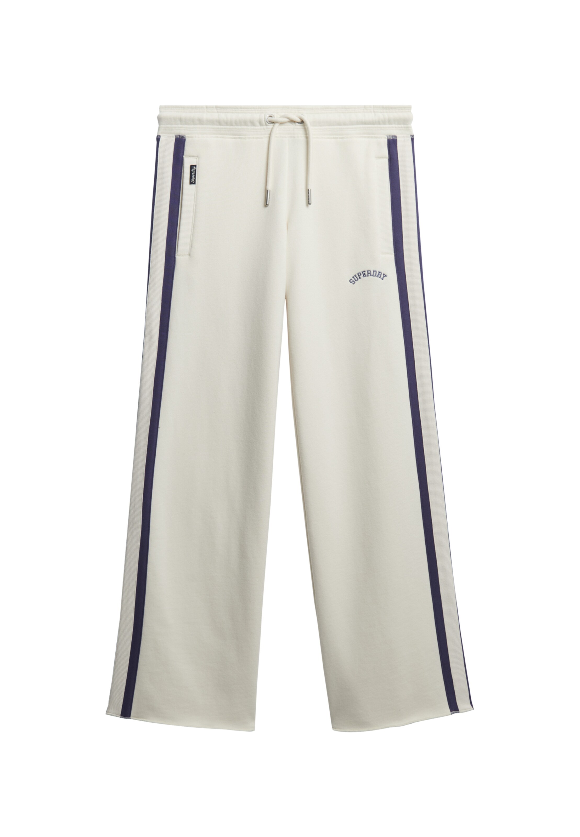 Pantalon 'Athletic Essentials' Superdry & Co en blanc : devant