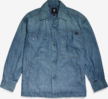 Chemisier G-Star RAW en bleu : devant