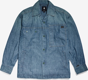 G-Star RAW Blouse in Blauw: voorkant