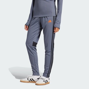 ADIDAS PERFORMANCE Slimfit Sporthose 'Tiro 25 Essentials' in Grau: Vorderseite