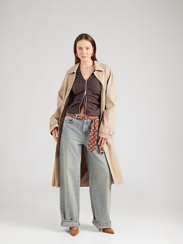 WEEKDAY Блузка в Коричневый