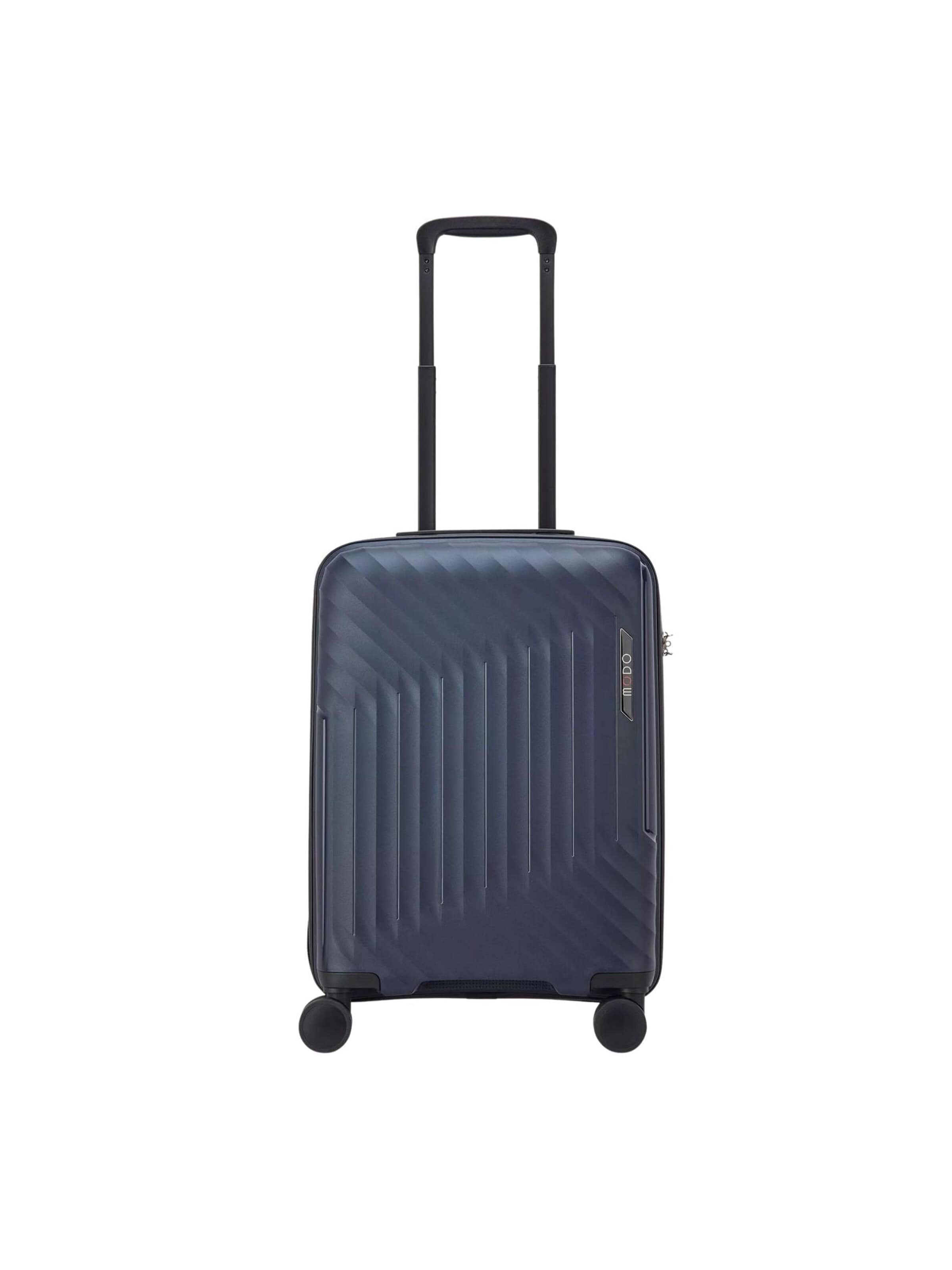 MODO by Roncato Wózek 'RONCATO TROLLEY CABINA 4R 55/20CM LUMEN Valigie e Trolley' w kolorze niebieski: przód