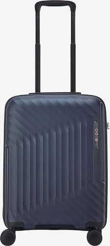 MODO by Roncato Wózek 'RONCATO TROLLEY CABINA 4R 55/20CM LUMEN Valigie e Trolley' w kolorze niebieski: przód