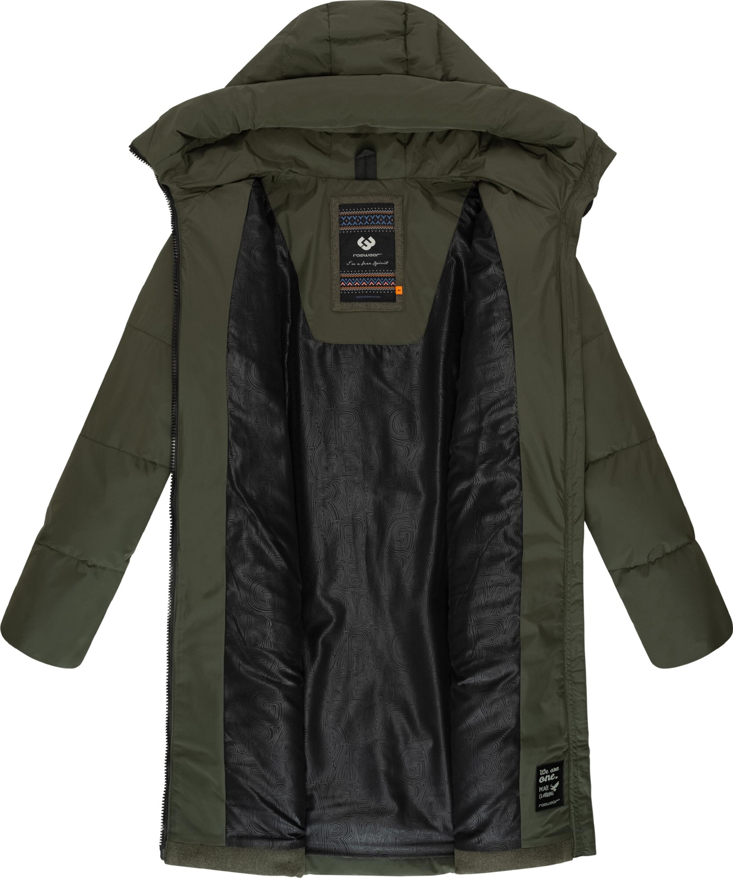 Ragwear Vinterfrakke 'Jumana' i grøn