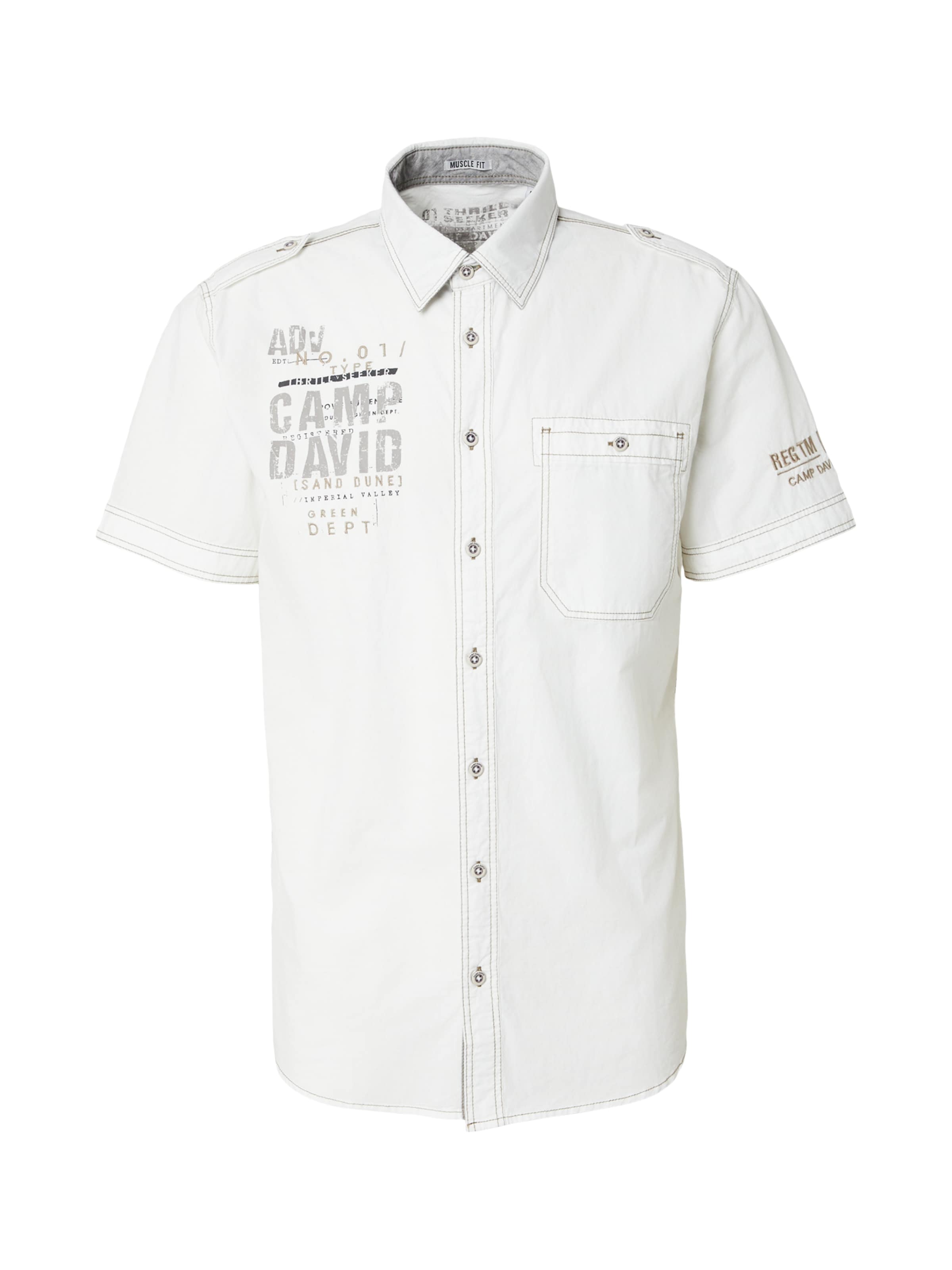 Regular fit Camicia di CAMP DAVID in beige: frontale