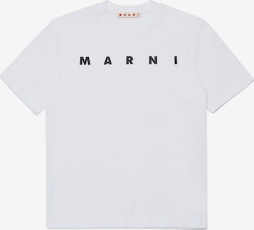 Marni - Camiseta en blanco: frente